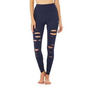 Alo Yoga High-Waist Ripped Warrior Legging